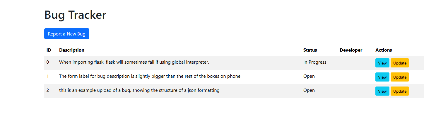 Image of Rapid Application Development (RAD): Bug Tracking Web Application